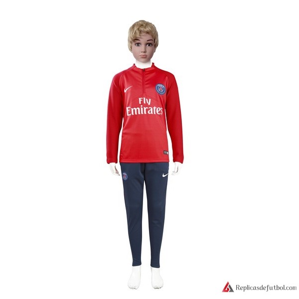 Chandal Paris Saint Germain Niño 2017-2018 Rojo